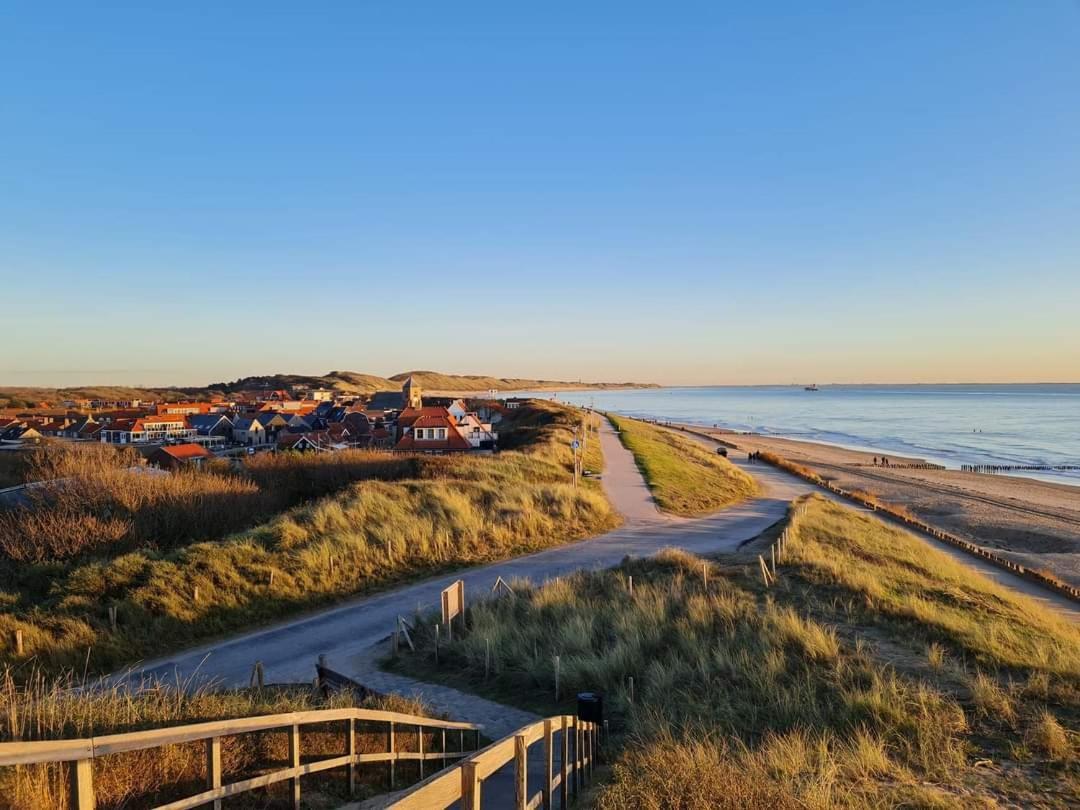 Luxe 4-Persoons Vakantiewoning Aan Zee Zoutelande Exterior foto